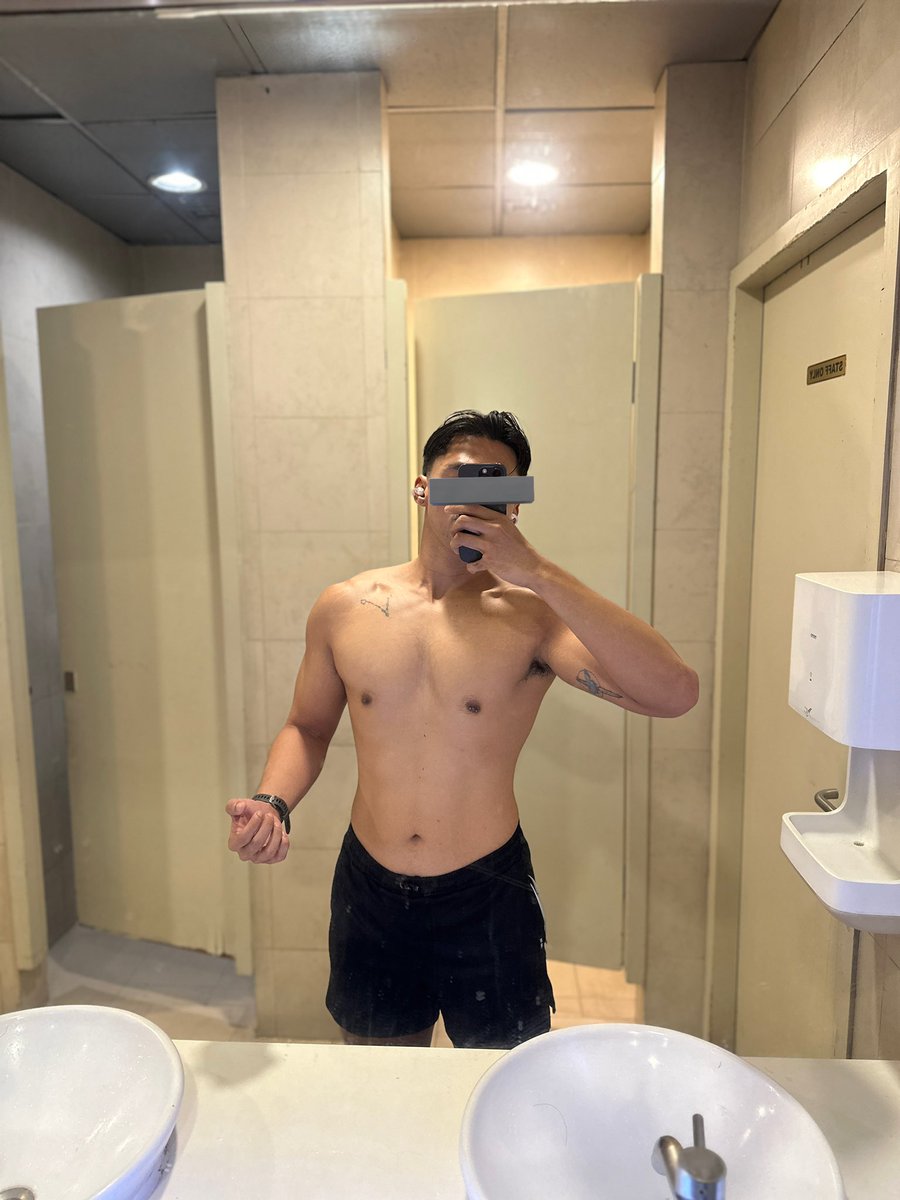 at the gym floor VS at gym toilet