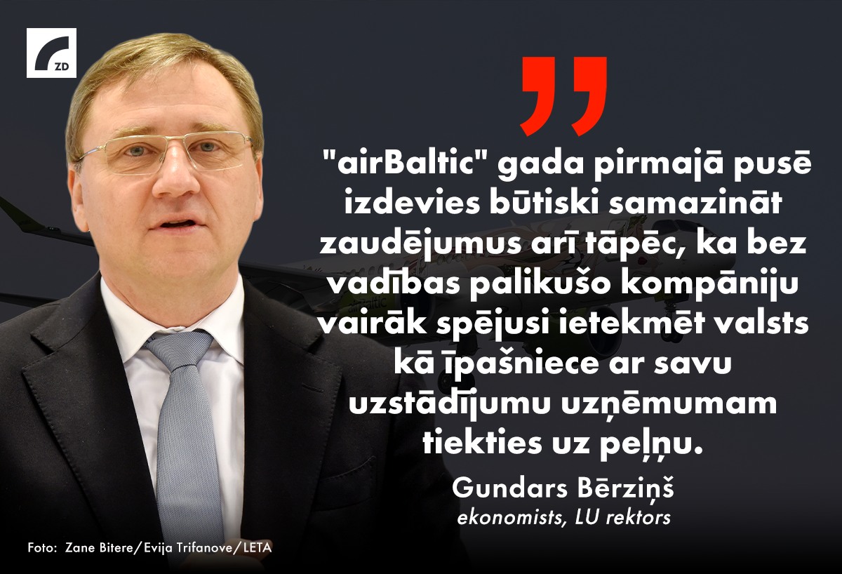 LU Ekonomikas un sociālo zinātņu fakultāte (@lu_eszf) on Twitter photo 🚨🚀@universitate rektors, LUESZF prof. <a href="/gundars_berzins/">Gundars Berzins</a> 14.08. <a href="/LRZinas/">Latvijas Radio Ziņas</a> #Pusdiena: <a href="/airBaltic/">airBaltic</a> plāno patstāvīgi aizņemties līdz 50 milj. eiro. Ja tas notiks, valstij vairāk nebūtu jāiegulda un nebūtu jāizmanto valsts kā riska kapitāls diezgan riskanta biznesa projekta attīstībai. 🚨🚀@universitate rektors, LUESZF prof. <a href="/gundars_berzins/">Gundars Berzins</a> 14.08. <a href="/LRZinas/">Latvijas Radio Ziņas</a> #Pusdiena: <a href="/airBaltic/">airBaltic</a> plāno patstāvīgi aizņemties līdz 50 milj. eiro. Ja tas notiks, valstij vairāk nebūtu jāiegulda un nebūtu jāizmanto valsts kā riska kapitāls diezgan riskanta biznesa projekta attīstībai.