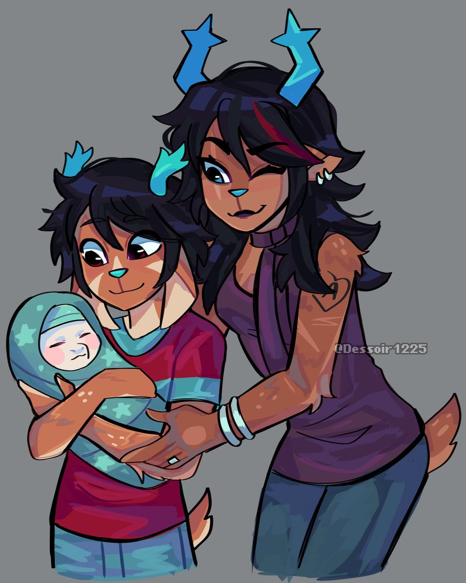 I'm a little embarrassed to post this sjdkdbdh 
#Dessriel #Deltarune (Au)