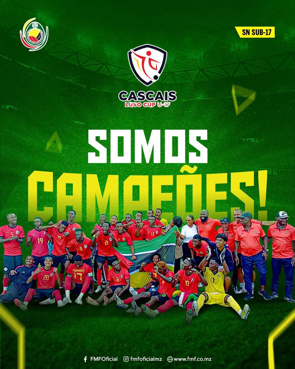 Patria__Bela's tweet image. Desporto.
SOMOS CAMPEÕES! 📷📷
Moçambique escreveu mais uma página de glória no futebol!
Os nossos rapazes do Sub-17 mostraram garra, união e talento, conquistando o Torneio UFFLP com a determinação que nos caracteriza.
#Moçambique #TorneioUFFLP #VamosVencer #EspíritoDeGarra