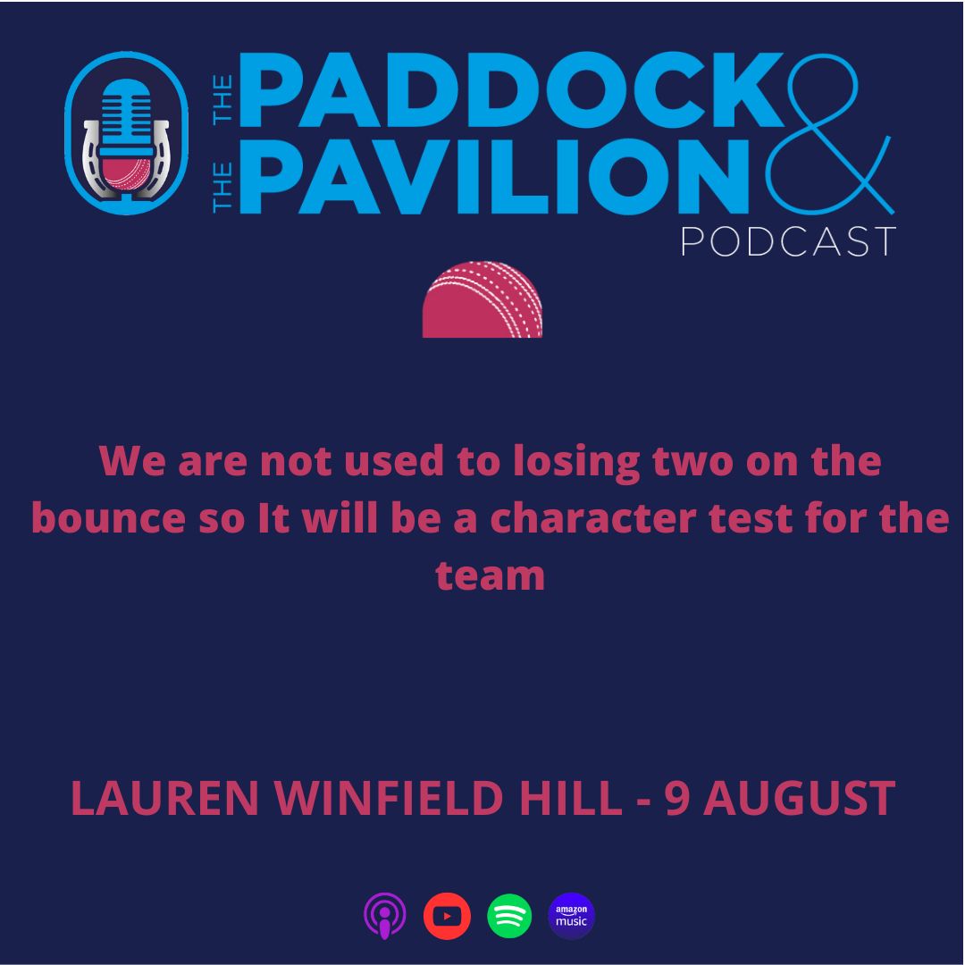The Paddock and The Pavilion (@thepaddandpav) on Twitter photo After Oval Invincibles 2 run defeat v Manchester Originals <a href="/surreycricket/">Surrey Cricket</a> in <a href="/thehundred/">The Hundred</a> I spoke to their captain Lauren Winfield Hill.
Two back to back wins since, today they travel to play league leaders Southern Brave in a crucial match in their chances of reaching the final After Oval Invincibles 2 run defeat v Manchester Originals <a href="/surreycricket/">Surrey Cricket</a> in <a href="/thehundred/">The Hundred</a> I spoke to their captain Lauren Winfield Hill.
Two back to back wins since, today they travel to play league leaders Southern Brave in a crucial match in their chances of reaching the final
