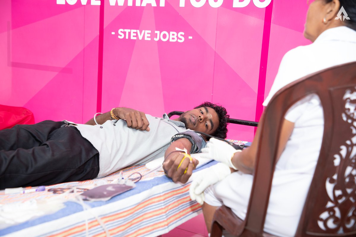 Apptimus_tech's tweet photo. Captured at the Apptimus Blood Donation Campaign — dedicated donors stepping up to give the gift of life. 🩸💉

#apptimus #GiveBlood #SaveLives https://t.co/1FI9bimxSC