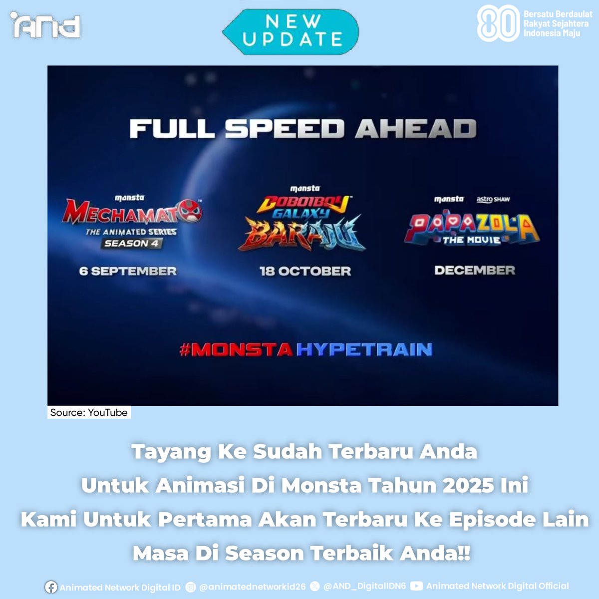 AND_DigitalIDN6's tweet image. AND UPDATE --

Tayang Ke Sudah Terbaru Anda
Untuk Animasi Di Monsta Tahun 2025 Ini
Kami Untuk Pertama Akan Terbaru Ke Episode Lain
Masa Di Season Terbaik Anda!!

 #AnimatedNetworkDigital #AnimatedNetworkDigitalID #ANDUPDATE_ #ANDNEWUPDATE #ANDID #ANDIndonesia #AND2025