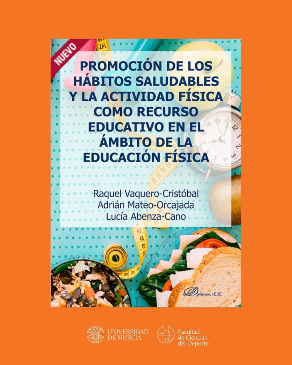 ¿Una guía esencial para docentes y formadores que buscan transformar la #EducaciónFísica?

▶️ "Promoción de los hábitos saludables y la actividad física como recurso educativo..."
Raquel Vaquero-Cristóbal, Adrián Mateo-Orcajada y Lucía Abenza Cano 
dykinson.com/libros/promoci…