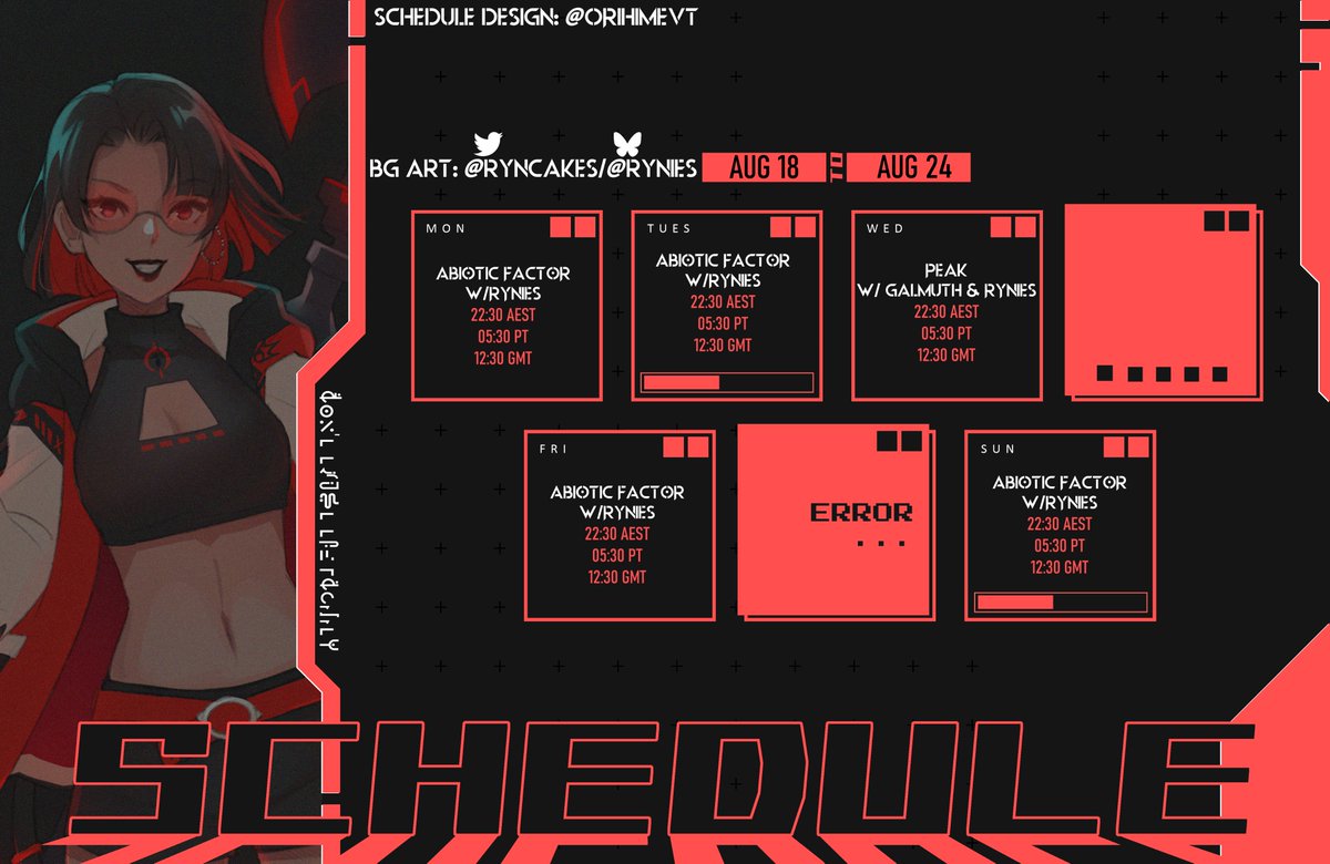 RYNIES RYNIES GALMUTH &amp; RYNIES RYNIES RYNIES! (I've run out of horror games for real this time... Will hunt for some for next Horror Friyay! Abiotic counts! Right?!)