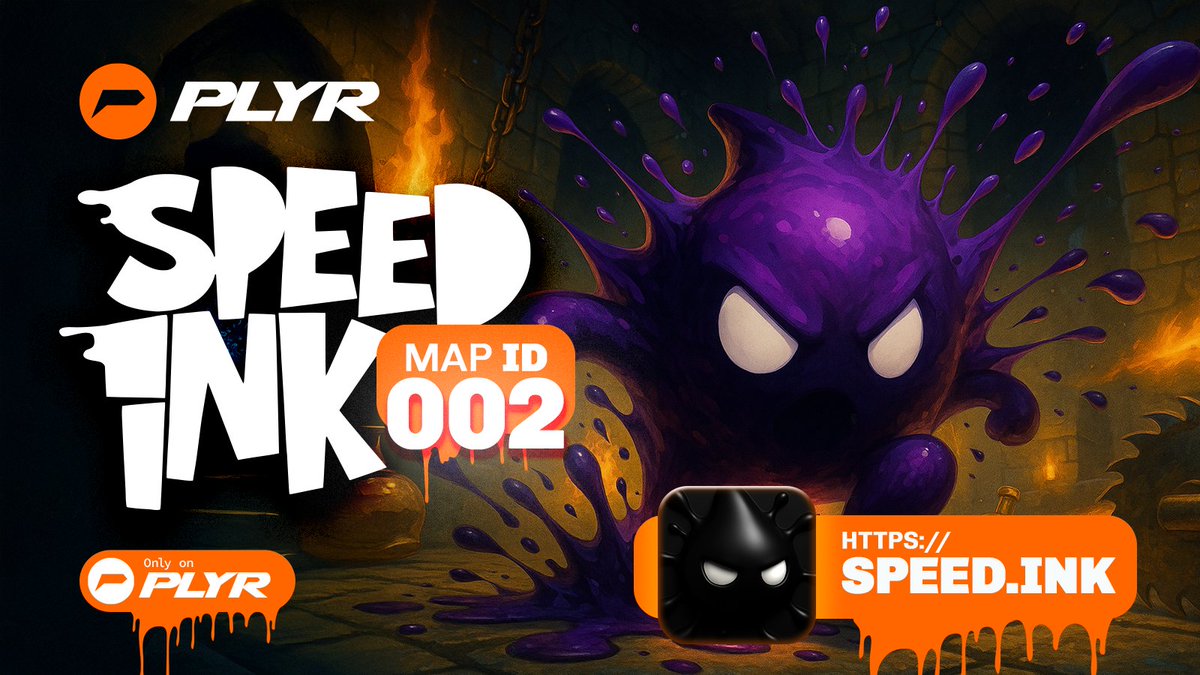 Hi PLYRs!

MapID002 lands today at 15:00 UTC.
It’s tougher. It’s meaner. And yes... it’s still ridiculously fun.

This week we’re fine-tuning SpeedInk to keep the challenge tough but fair, and multiple partners will be fueling the PLYR[GG] pools. We’ll reveal them one by one over