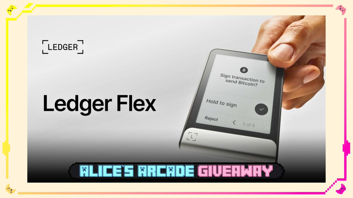 🚀 แจกฟรี Ledger Flex ค่ะ 🚀

Ledger Flex รุ่นใหม่ล่าสุดนี่งามสุดๆ โดดเด่นด้วย หน้าจอ E Ink® ขนาด 2.84”  คมชัดและปลอดภัยทุกครั้งที่ยืนยันธุรกรรม ไม่ต้องเพ่งอ่านให้ปวดตา

พิเศษสุดๆคือ ขอบคุณ <a href="/Ledger/">Ledger</a> ที่มอบ Ledger Flex มาแจก 1 เครื่อง (มูลค่า 10,480 บาท) ให้ผู้โชคดีหนึ่งคนค่ะ ✨