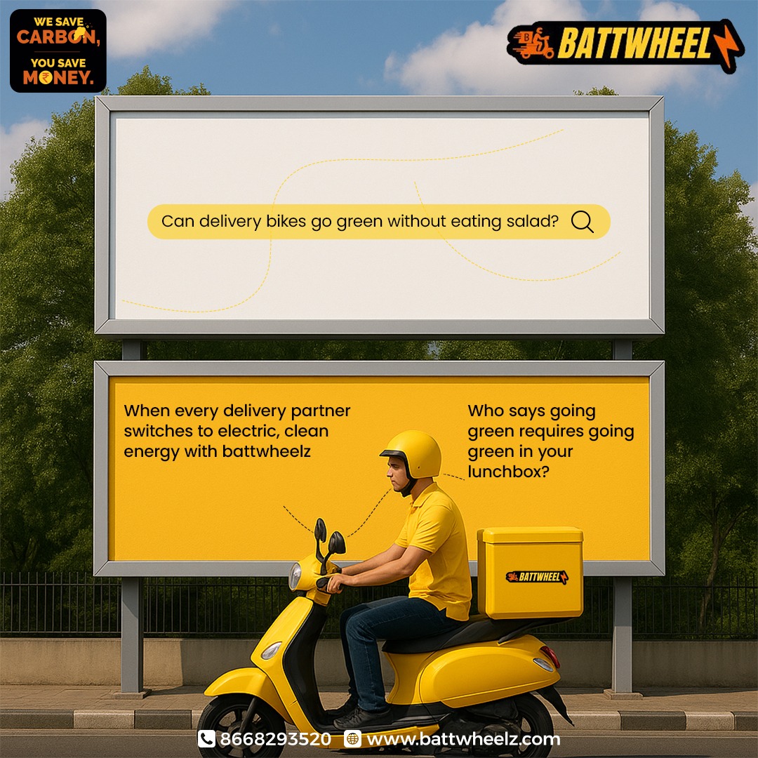 Battwheelz1's tweet image. Who says going green requires going green in your lunchbox?

At Battwheelz, our delivery fleet is powered by EVs.
We believe sustainability should be practical, scalable, and built for speed.

EV-first, enterprise-ready. That’s how we go green.
#Battwheelz #EVLogistics