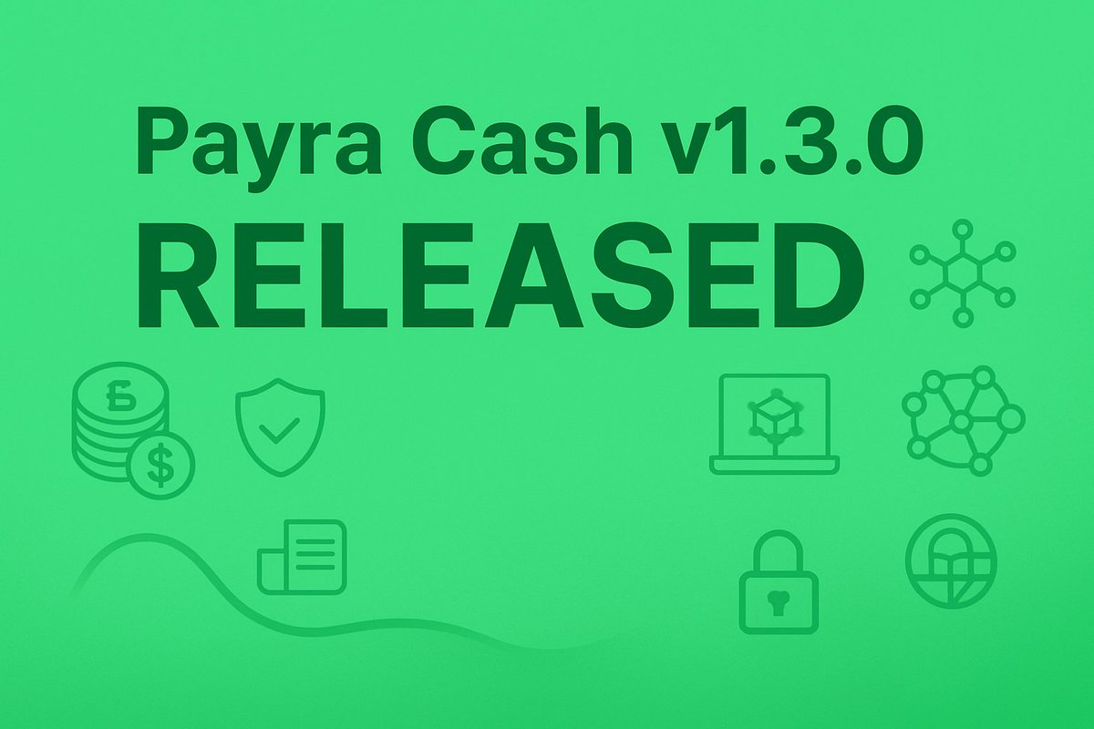 PayraCash's tweet photo. Good news.
Payra Cash v1.3 Released
https://t.co/agQZv2brvb
#Web3 #Crypto #Dashboard #CryptoPayments #FintechRevolution #btc #eth #polygon #Payra #OnChain #Web3 #Blockchain #DeFi #CryptoMerchants #AcceptCrypto #CryptoBusiness #InstantPayments #NoMiddleman #SmartContracts #CryptoGateway
