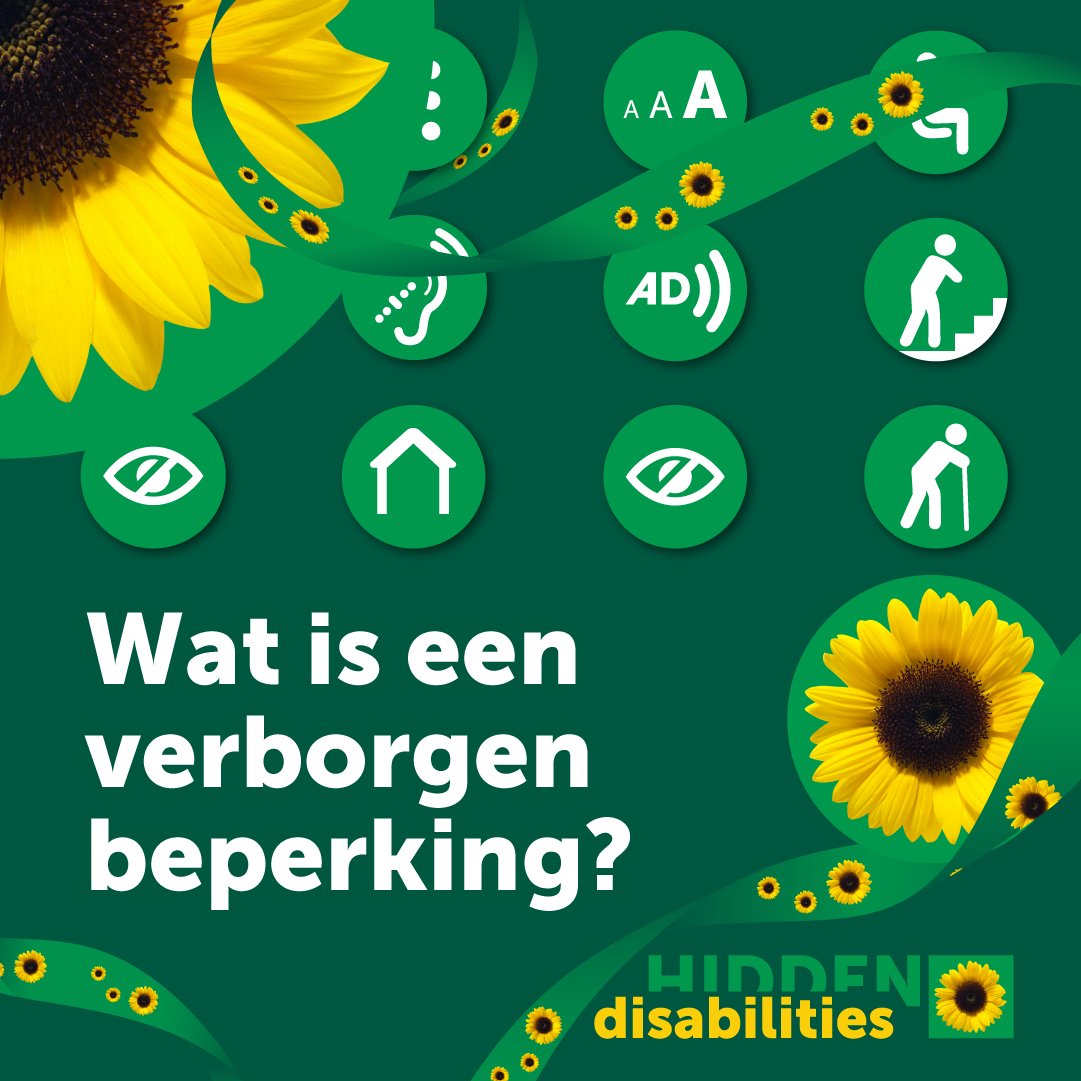 HiddenNederland's tweet photo. Niet alle beperkingen zijn zichtbaar.

Wereldwijd leeft 1 op de 6 mensen (dat is meer dan 1,3 miljard) met een beperking, en tot 80% van hen heeft een niet-zichtbare beperking, wat betekent dat het niet direct zichtbaar is.

Meer weten? https://t.co/OZeq7NzhYC