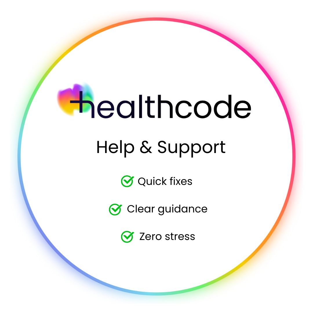 healthcodeltd's tweet image. Quick fixes. Clear guidance. Zero stress.
Tech hiccups happen. When they do, it’s good to know support is just a click away.
Our help and support hub is packed with easy-to-follow guides.  It’s support made simple. Check it out here: ow.ly/zIVu50WocSS
#Healthcode