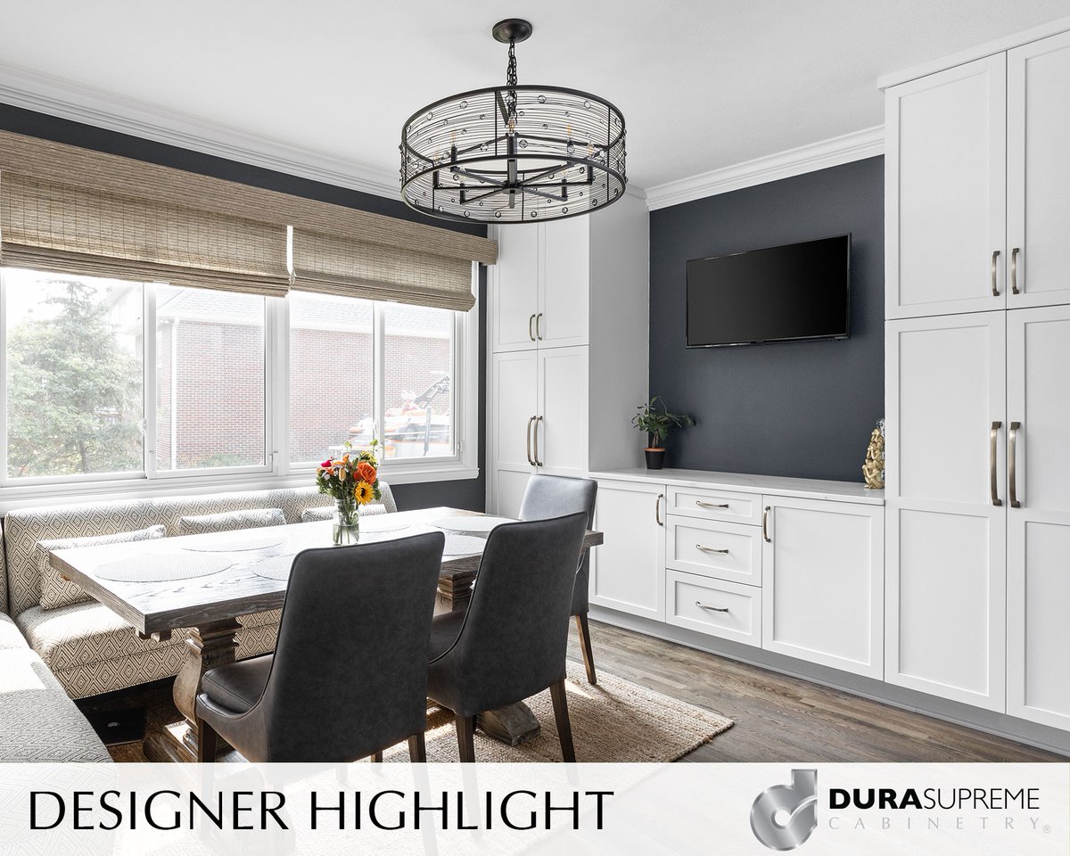 durasupreme's tweet photo. DESIGNER HIGHLIGHT: This week's featured #DuraSupreme Dining Room design is by @EmergentIndy, #Indianapolis, IN. What do you love most about this #InteriorDesign project?
Explore our #InspirationGallery! https://t.co/AxvfKyPDPu
#kitchendesigner #cabinetry #diningroom https://t.co/Ump5gBscTi
