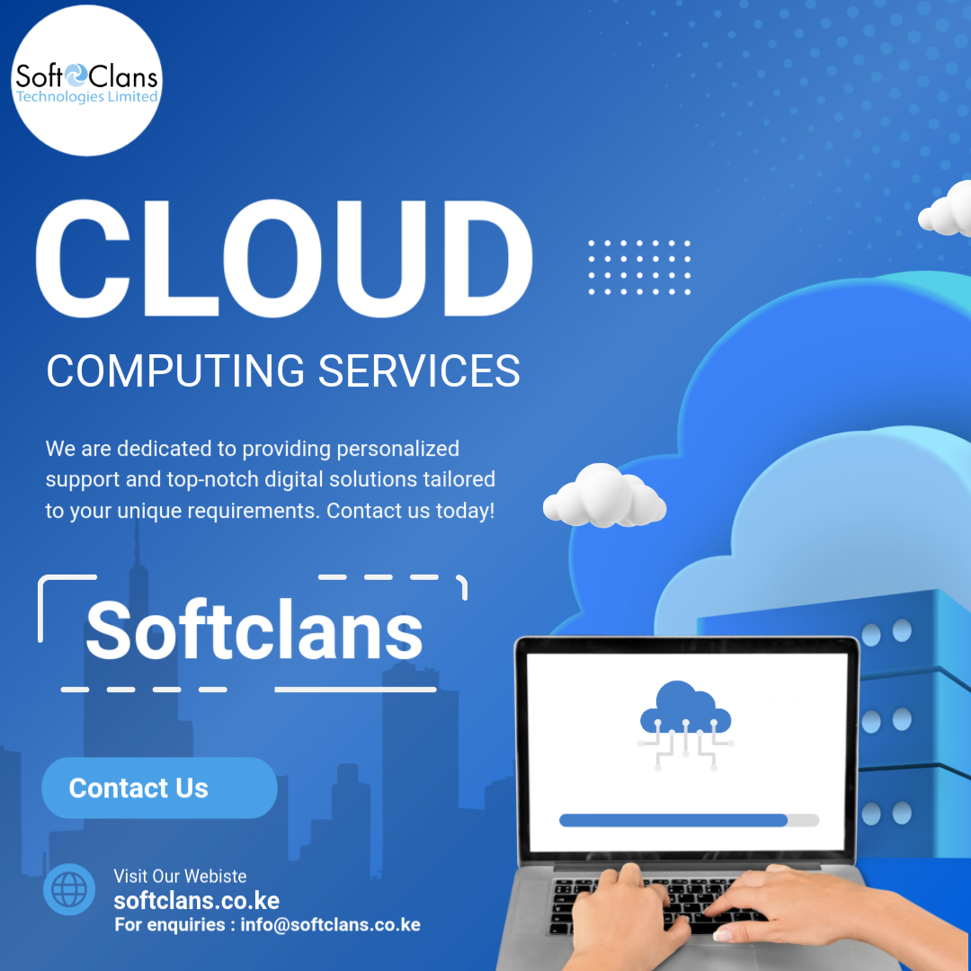 Softclans's tweet photo. Cloud computing simply means accessing computing resources, like servers, storage, databases, networking, software, and analytics over the internet, instead of relying only on physical infrastructure. It’s flexible, cost-effective, and highly scalable, efficiently, and affordably https://t.co/HKY8maBb87