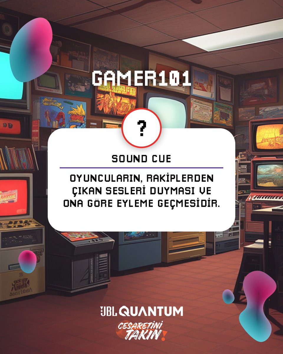 Oyunun dili burada konuşuluyor! 💬

Kimler oyunda rakiplerin en ufak sesini duyup hemen eyleme geçebiliyor? 

#JBLQuantum #Game101 #Gamer #Gaming #SoundisSurvival #UnfairAdvantage