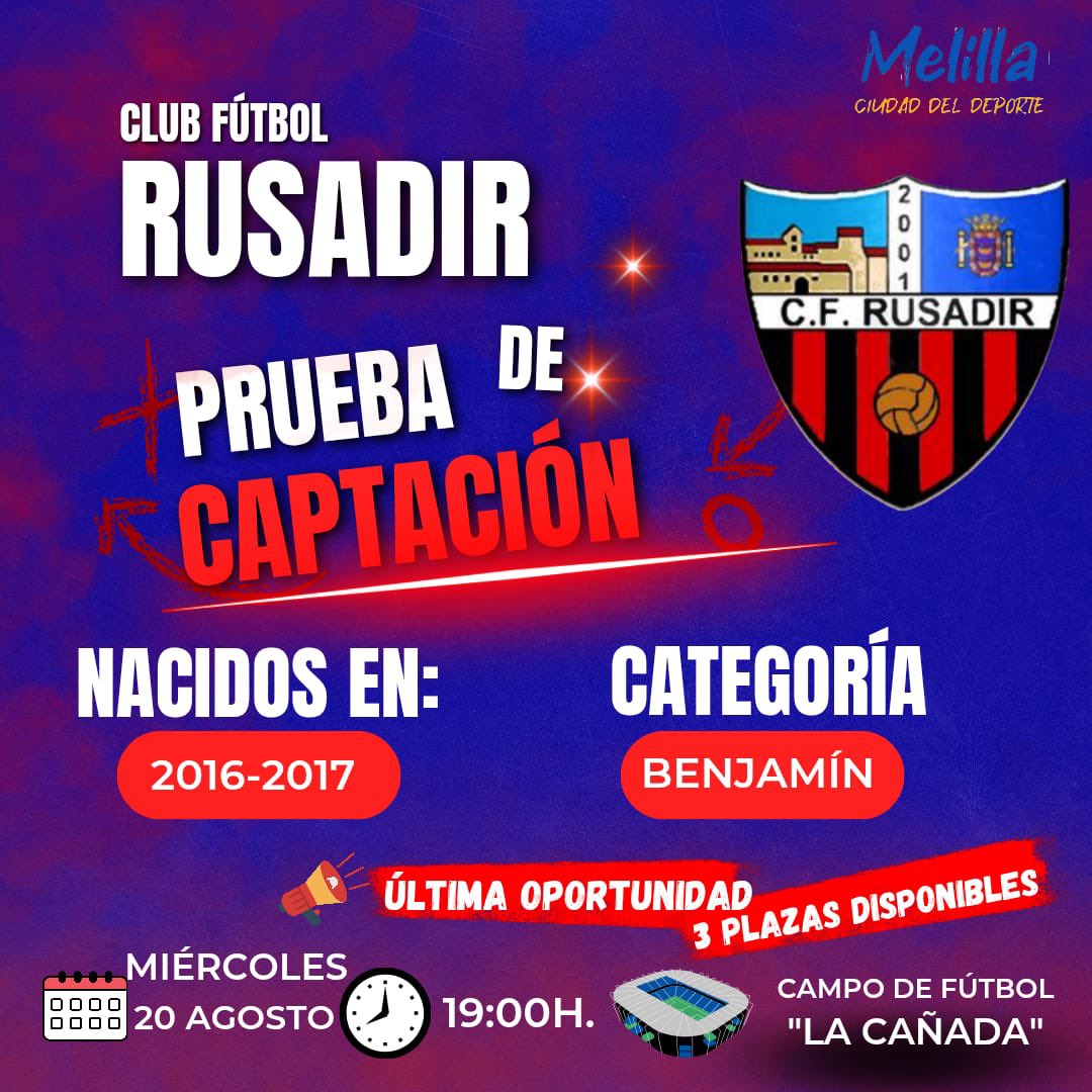 Melilla Ciudad Del Deporte C.F.Rusadir (@c_f_rusadir) on Twitter photo 