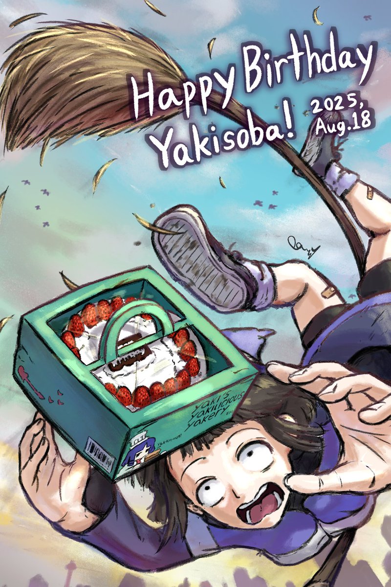 #birthdaygift #OC #indiegame
I usually don't post bday art for friends publicly, but this turned out way better than i expected, so i got the friend's permission to post it.

here's the game this character's from made by said friend: yakisobadayo.itch.io/hexpress-deliv…