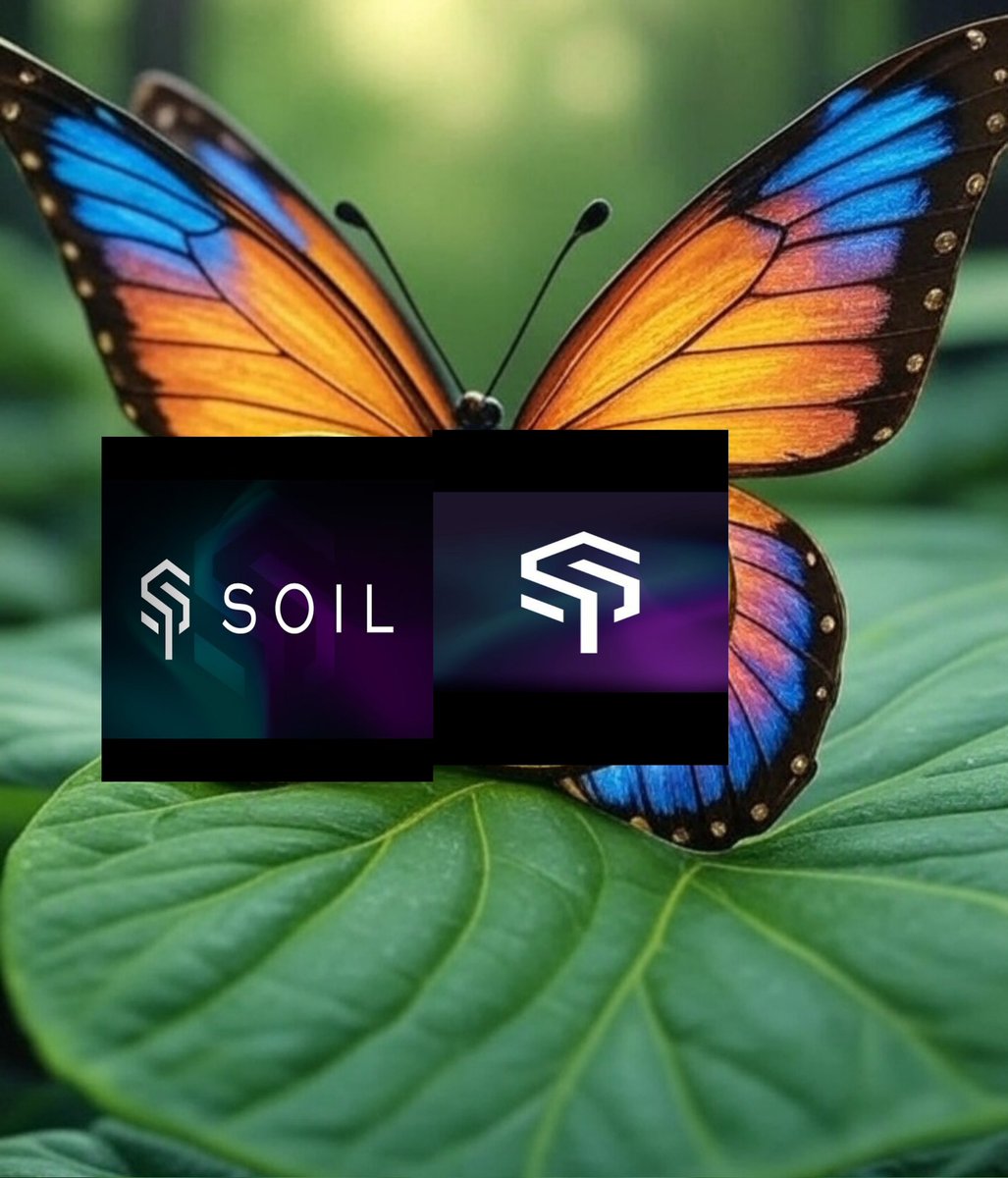 🦋$Soil Coinin projeleri ve ortaklıklarıyla Kelebek Etkisi🦋

⛓️‍💥 Küresel Değişim; Kelebek etkisi, küçük bir hareketin büyük sonuçlar doğurabileceğini söyler; 📌bir kelebeğin kanat çırpması, uzaklarda fırtınalar yaratabilir. 
✍️$Soil Coin, tarım ve çevre odaklı #blockchain