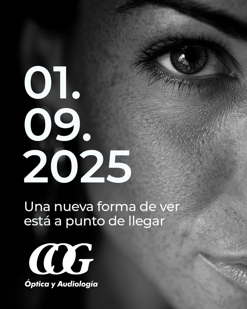 👁️✨ El 1 septiembre 2025, una nueva forma de ver llegará a Guadalajara… y solo podrás descubrirlo primero, y en exclusiva, en #COG. Prepárate para lo nuevo. Planifica mejor. #VeMejorViveMejor

🔜 #SoloEnGuadalajara #SoloEnCentralÓptica #UnaNuevaFormaDeVer #LanzamientoExclusivo