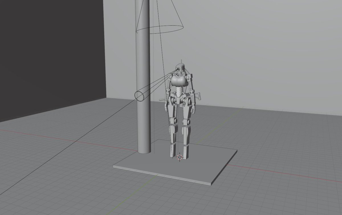 mea_lt's tweet photo. 有機物のキャラクターモデリングが難しかったので無機物キャラクターを作った。
#blender https://t.co/zIIOvT3kOd