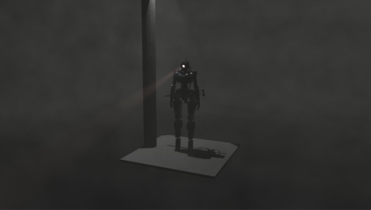 mea_lt's tweet photo. 有機物のキャラクターモデリングが難しかったので無機物キャラクターを作った。
#blender https://t.co/zIIOvT3kOd