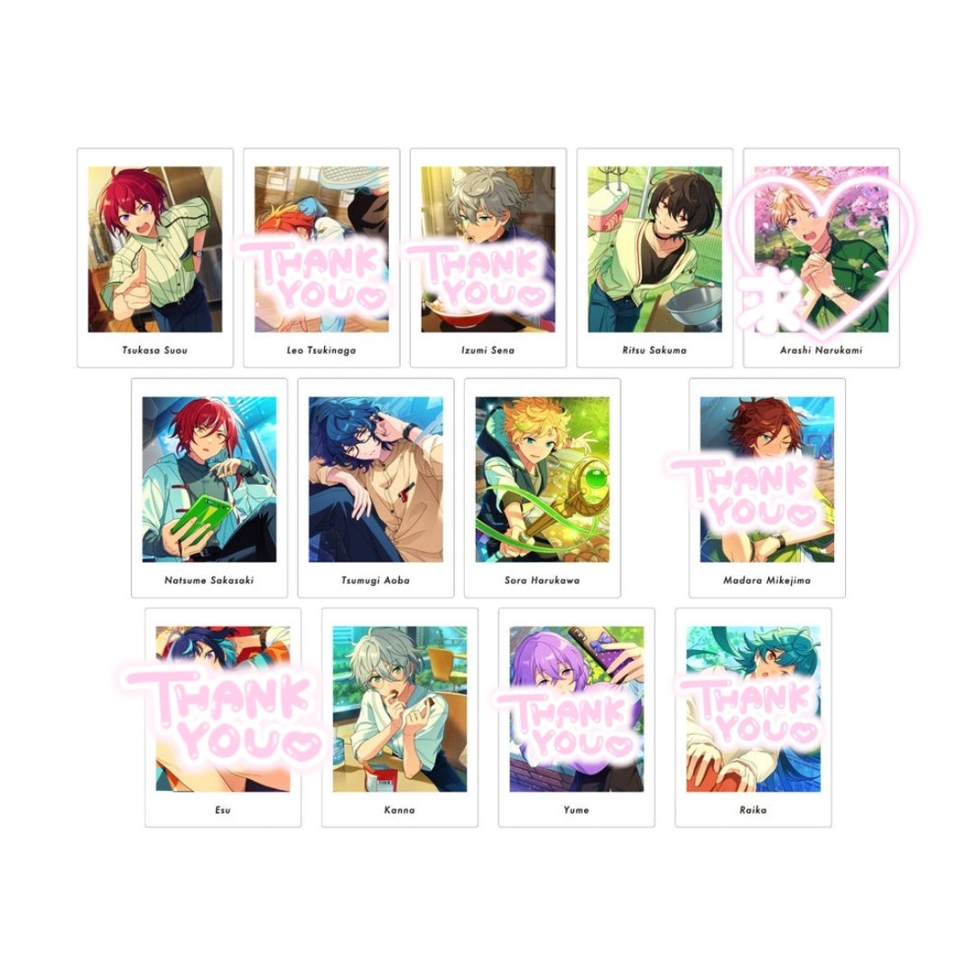 【仮約束】
あんスタ ぱしゃっつ vol.6  private 

譲▶︎画像無印

求▶︎嵐/真緒

枠が半数以上埋まり次第2BOX予約予定

大宮(埼玉) or JR池袋駅改札内手渡し
郵送希望(ミニレター使用)