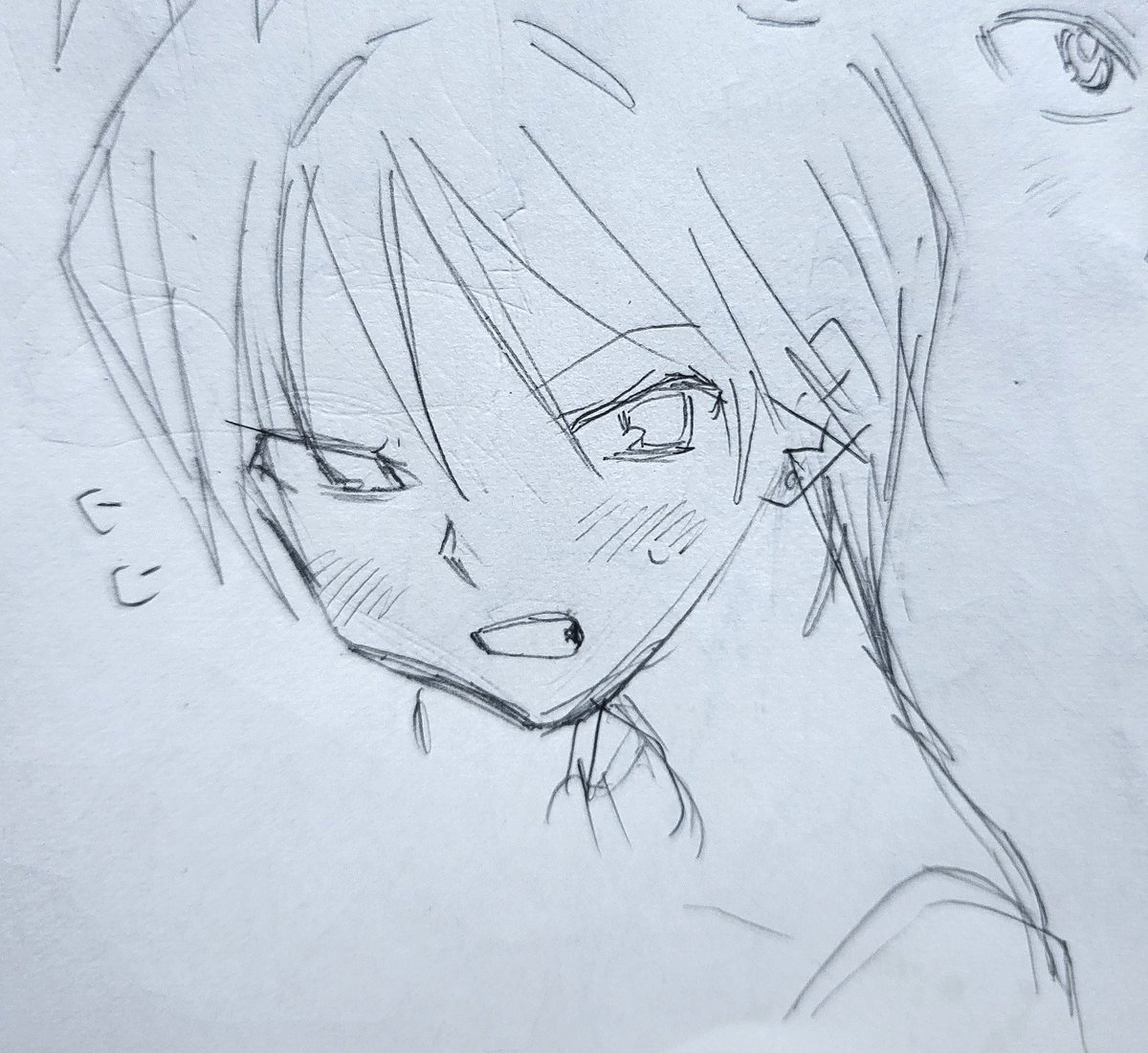 この手の顔可愛くかけるんだよね 