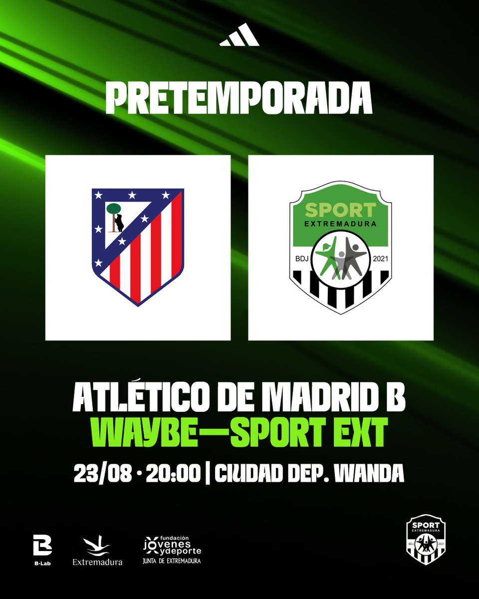 ¡Hoy tenemos nuevo test de pretemporada!

🆚 <a href="/AtletiFemenino/">Atlético de Madrid Femenino</a> B
🕛 20:00
🏟 Ciudad Deportiva Wanda

#FútbolconCorazón