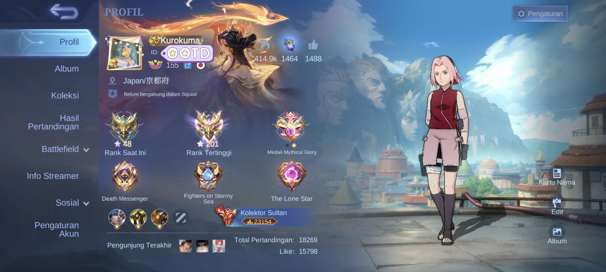 oninooaas's tweet photo. Jual Akun Pribadi : World Rank Skin
Guarantee 1jt%, Skin 768, Kristal Merah 160, Emblem Max.

Open Harga : 15JT Nego masuk akal. 

COD : Area Cibubur, Gunungaputri, Sentul.

REKBER : ONLY JULIE SEAN YA! SEKALI LAGI JULIE SEAN AJA YANG REAL! 

Tele : @Oninoo
Thanks.
#zonajajan https://t.co/AE4n9pILn6
