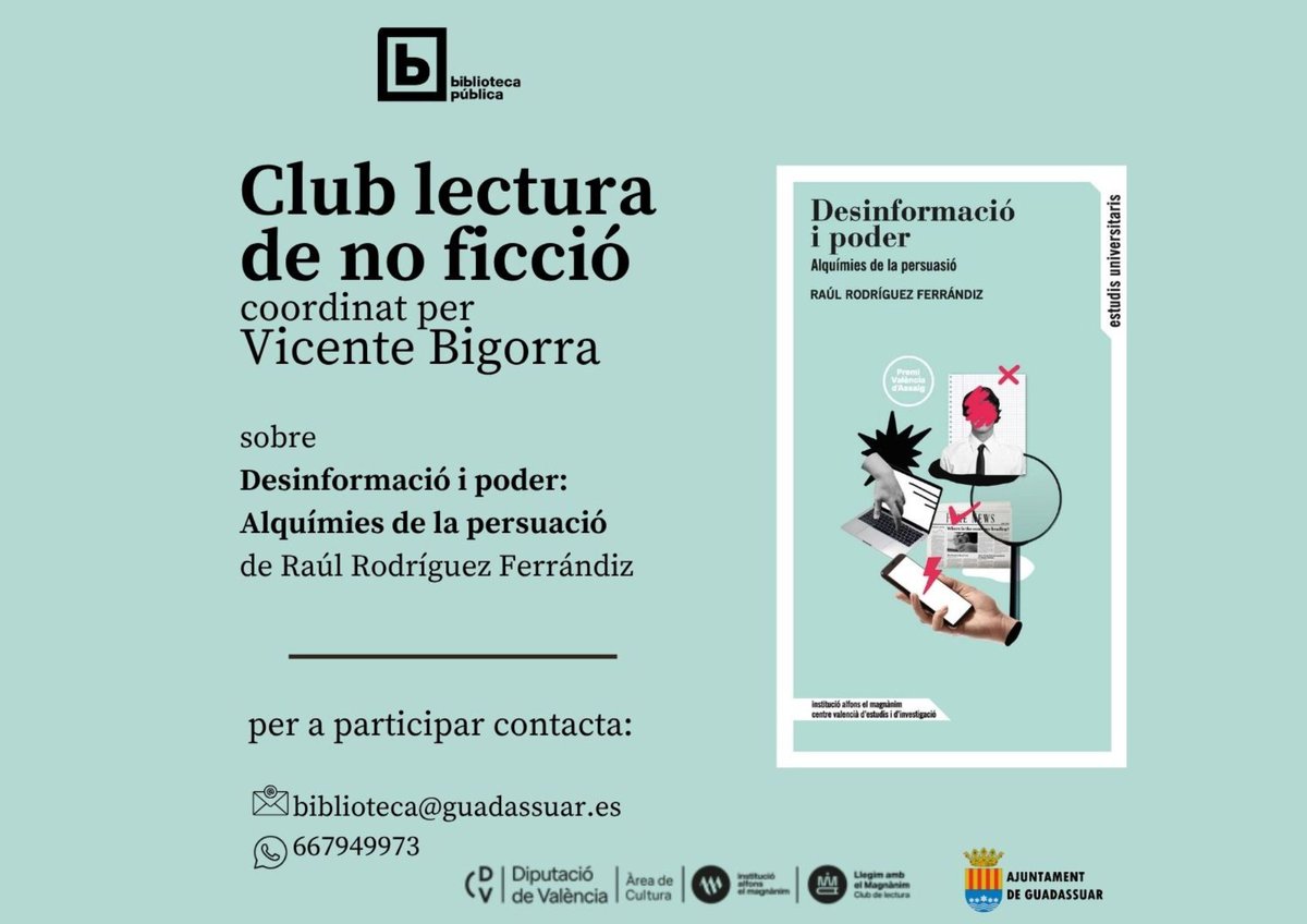 Biblioteca Guadassuar (@guadassuarbib) on Twitter photo 