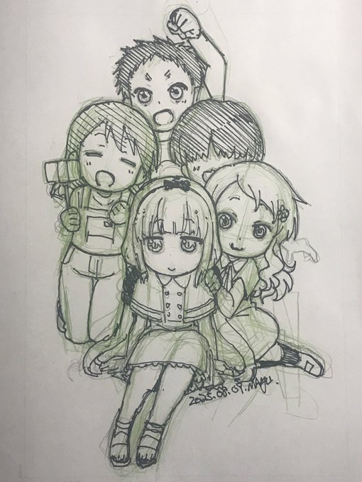 冬コミ申し込まんとなー
この5人が大活躍する本描くよ!! 