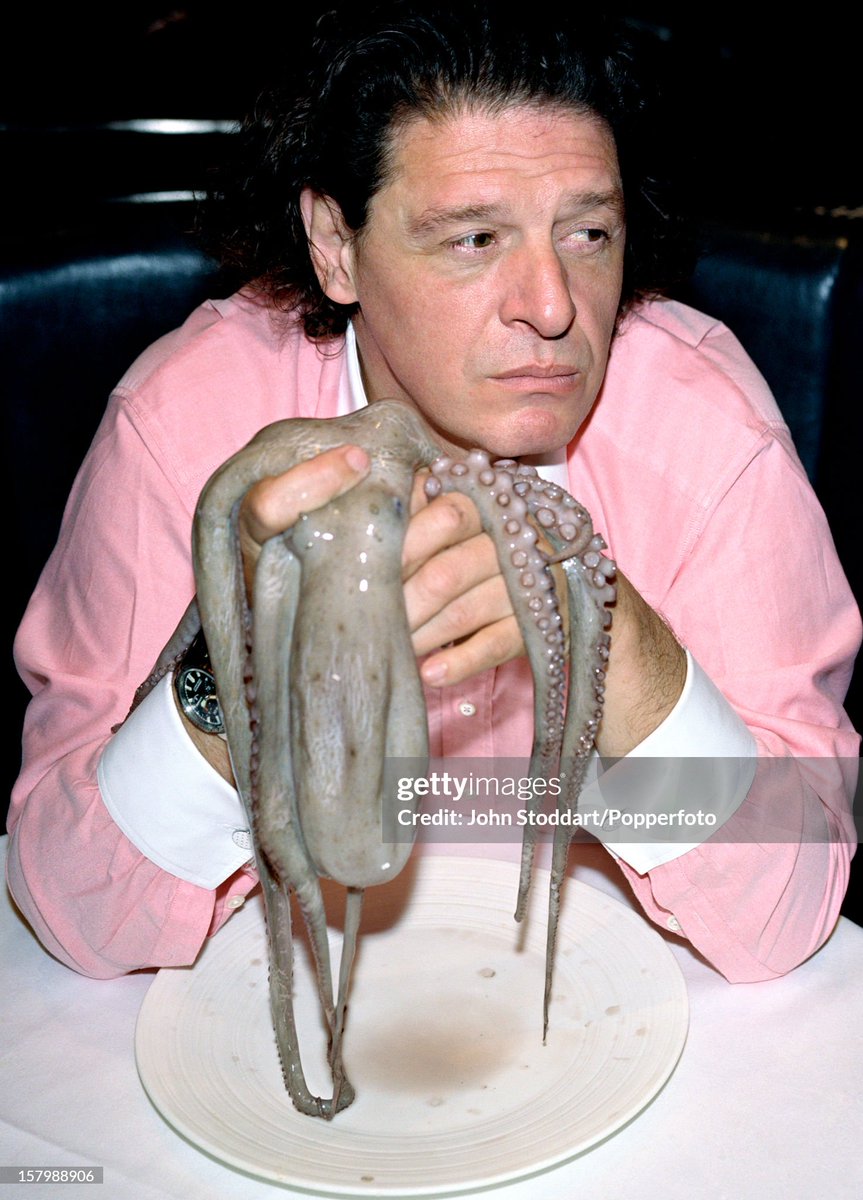 shitbritishpics's tweet photo. British celebrity chef Marco Pierre White poses with an octopus, circa 2003 https://t.co/FDS2hZcDVr