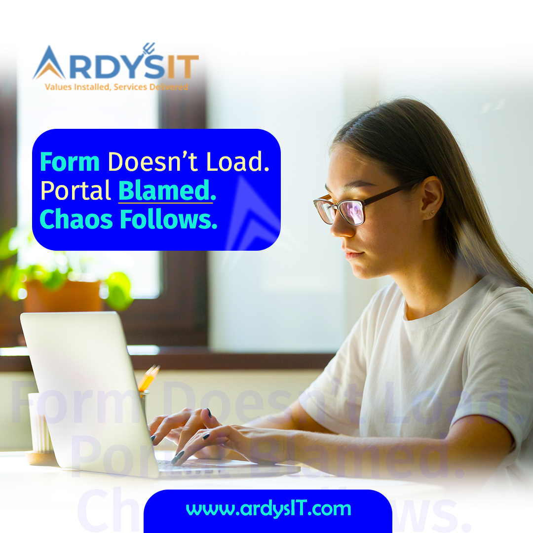 ArdysITSolution's tweet image. When a user hits submit and nothing happens, it’s rarely the UI.
ArdysIT traces the failure from front-end to database.
We solve the real problem — not just the visible one.
.
.
.
Visit ardysit.com to learn more.
#RootCauseResolved #BeyondTheUI #EndToEndFix