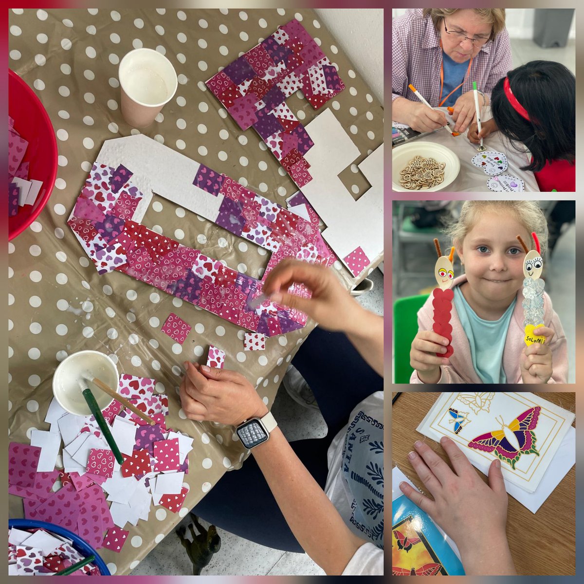 Day 1 #EstatesSummerFestival #love Arts &amp; Crafts for all ages on Monday to Friday 10am to 11.30am at the Green Man Community Centre #FREE