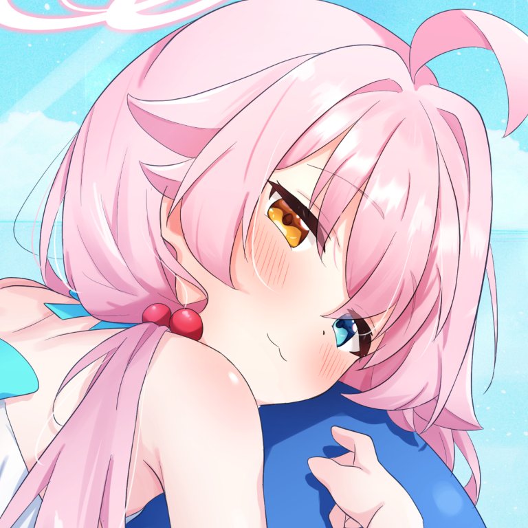 いい顔だと思うんよねこの水着ホシノ🐋