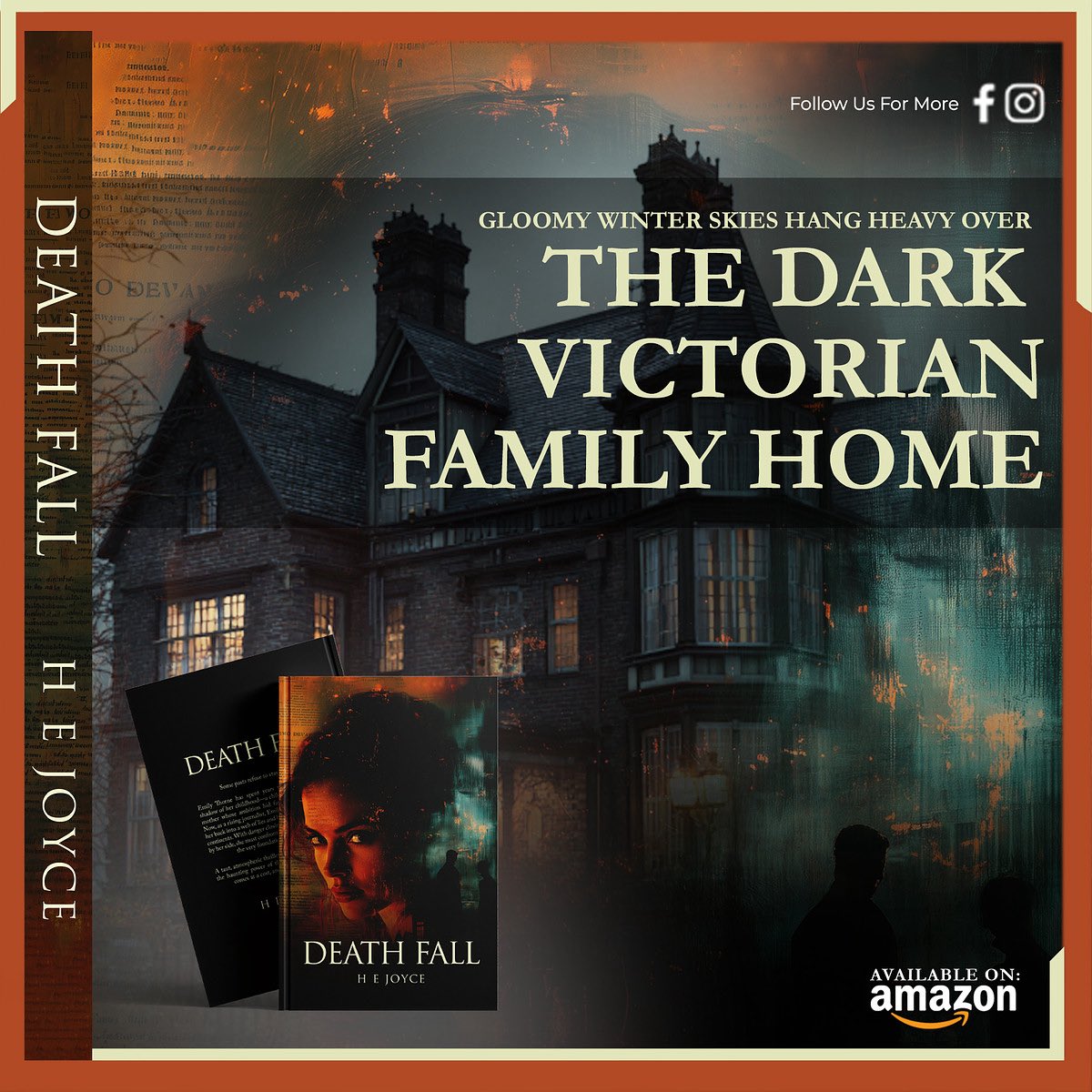 HEJoyce314774's tweet photo. In Death Fall, shadows close in on Emily’s fragile world, where secrets linger behind cold Victorian walls.
A gripping tale of survival, family duty, and a mother’s haunting absence.
Get it now on Amazon:
https://t.co/4Gz38rXazt
#DeathFall #Booktok #Bookaholic #ThrillerReads #Bookboost #Booksprout #KindleUnlimited