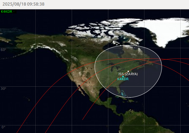 Scott Chapman (@scott23192) on Twitter photo Oh my! Best ISS HamTV S-Band signal so far. No lock in SatDump, but hopefully close enough to decode something when the leaves fall off the trees. 1-meter mesh dish w/ Kuhne downconverter to <a href="/hydrasdr/">hydrasdr.com</a> RFOne Oh my! Best ISS HamTV S-Band signal so far. No lock in SatDump, but hopefully close enough to decode something when the leaves fall off the trees. 1-meter mesh dish w/ Kuhne downconverter to <a href="/hydrasdr/">hydrasdr.com</a> RFOne