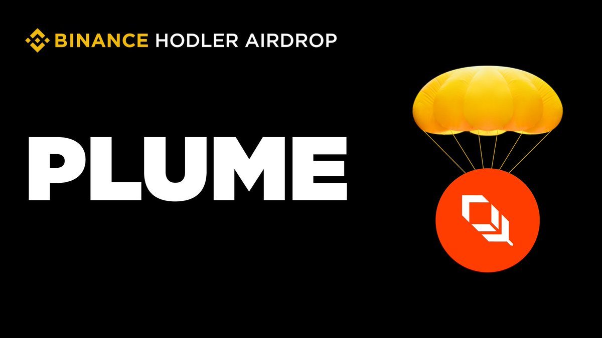 paramaker1's tweet image. 币安推出Plume ($PLUME) HODLer空投
  7月24日08:00至7月28日07:59（东八区），用BNB申购保本赚币（定期/活期）或链上赚币产品，即可获PLUME空投奖励。  
JUST HODL IT，空投到手！
@binancezh  @binance