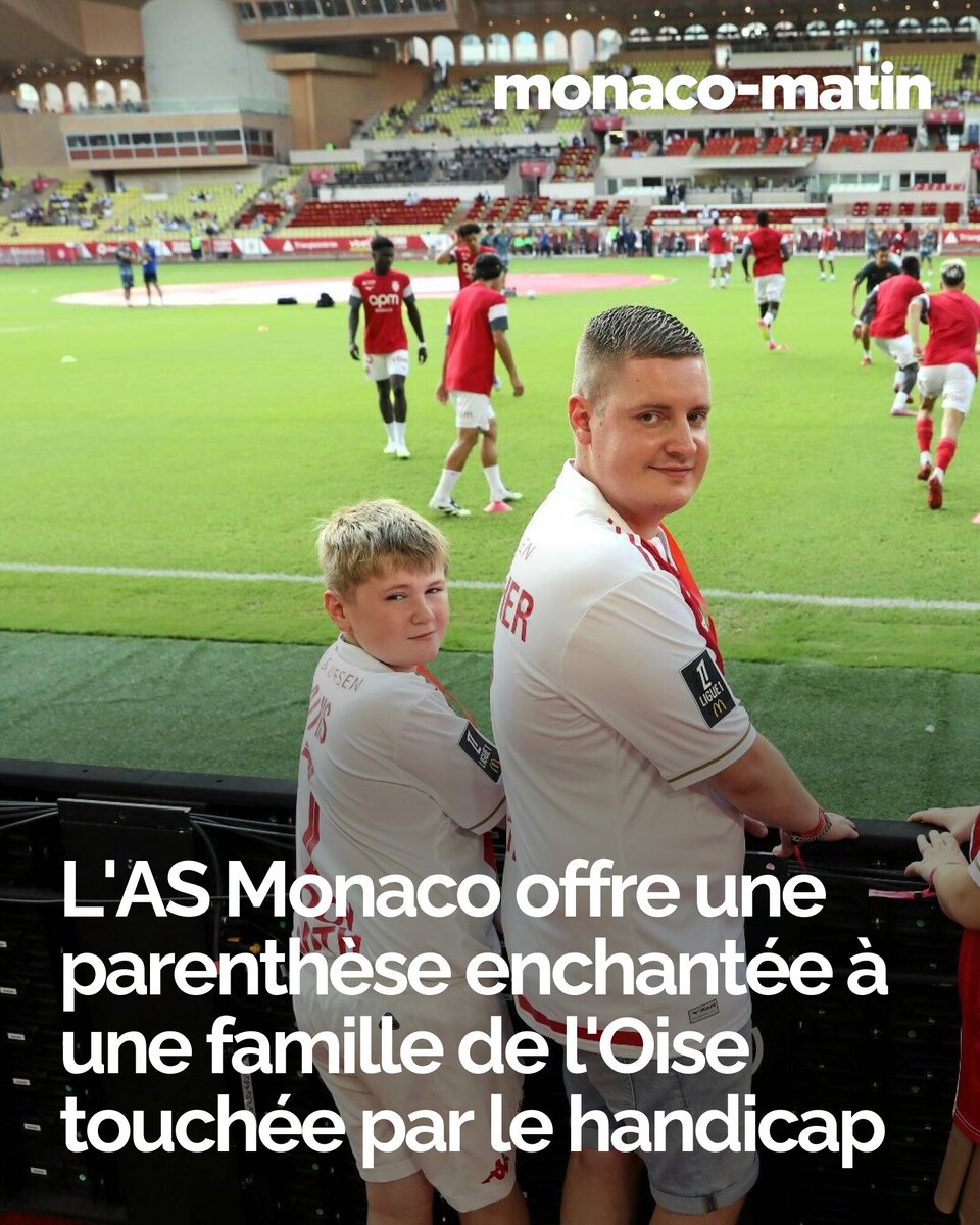 Christopher, Justine et leurs enfants Lou et Mathis, dont le dernier est atteint de troubles neurodéveloppementaux ont vécu un samedi inoubliable au stade Louis-II. Le club de la Principauté les a conviés à vivre la rencontre…
👉 l.monacomatin.mc/PC