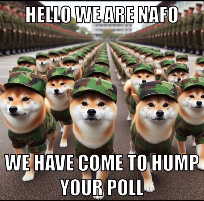 Fellas, the usual poll humping drill, if you please...