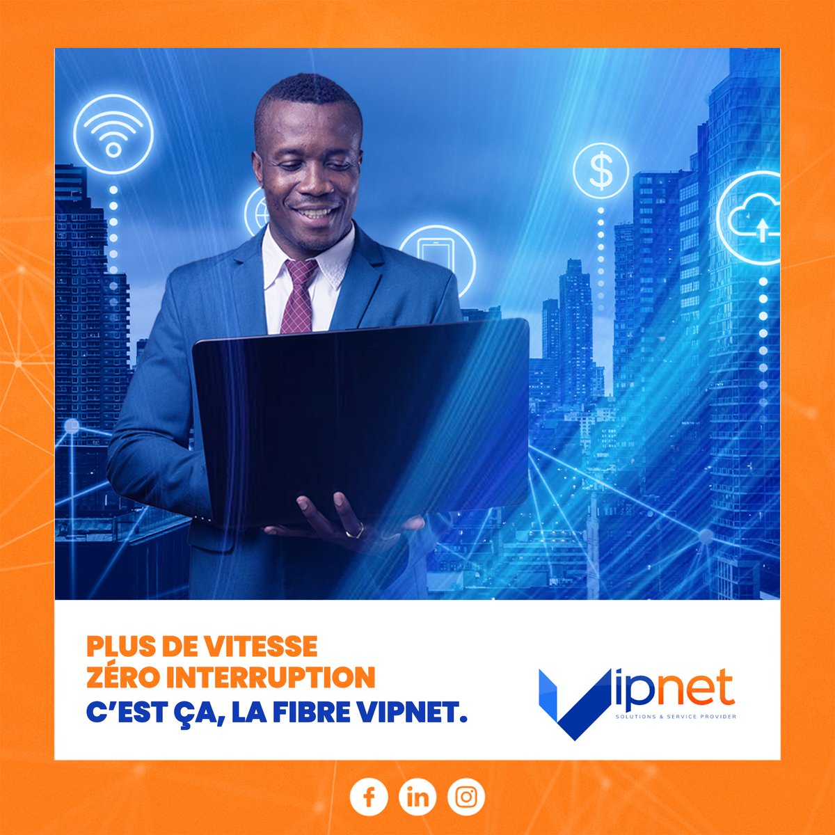 VIPNET_CI's tweet image. Marre des vidéos qui coupent, figent et du Wi-Fi qui vous lâche au mauvais moment?
Avec la fibre VIPNET, profitez de plus de vitesse à la seconde pour un internet ultra-rapide et fluide.
Passez à la vitesse supérieure dès maintenant sur vipnet.ci
#FibreVIPNET
