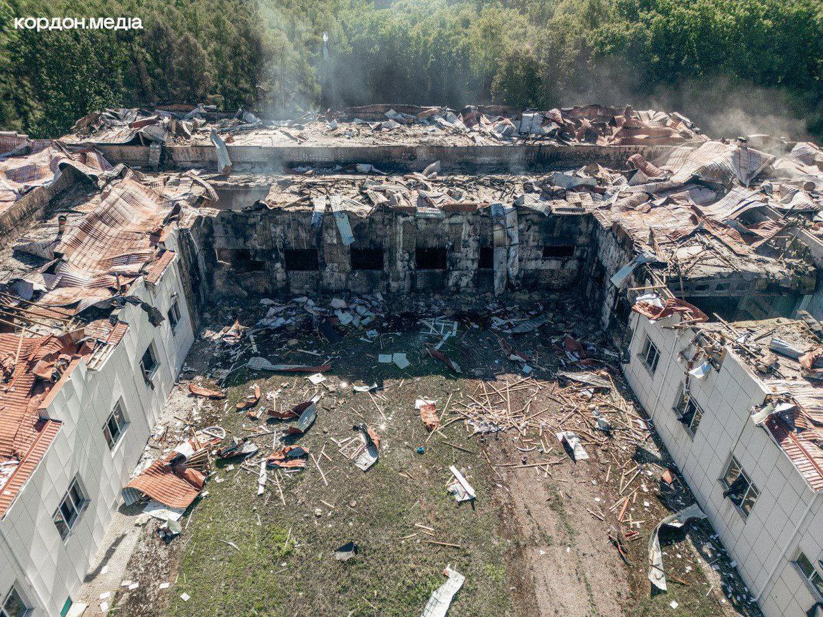 Sumy. This was a university until russia destroyed it today.