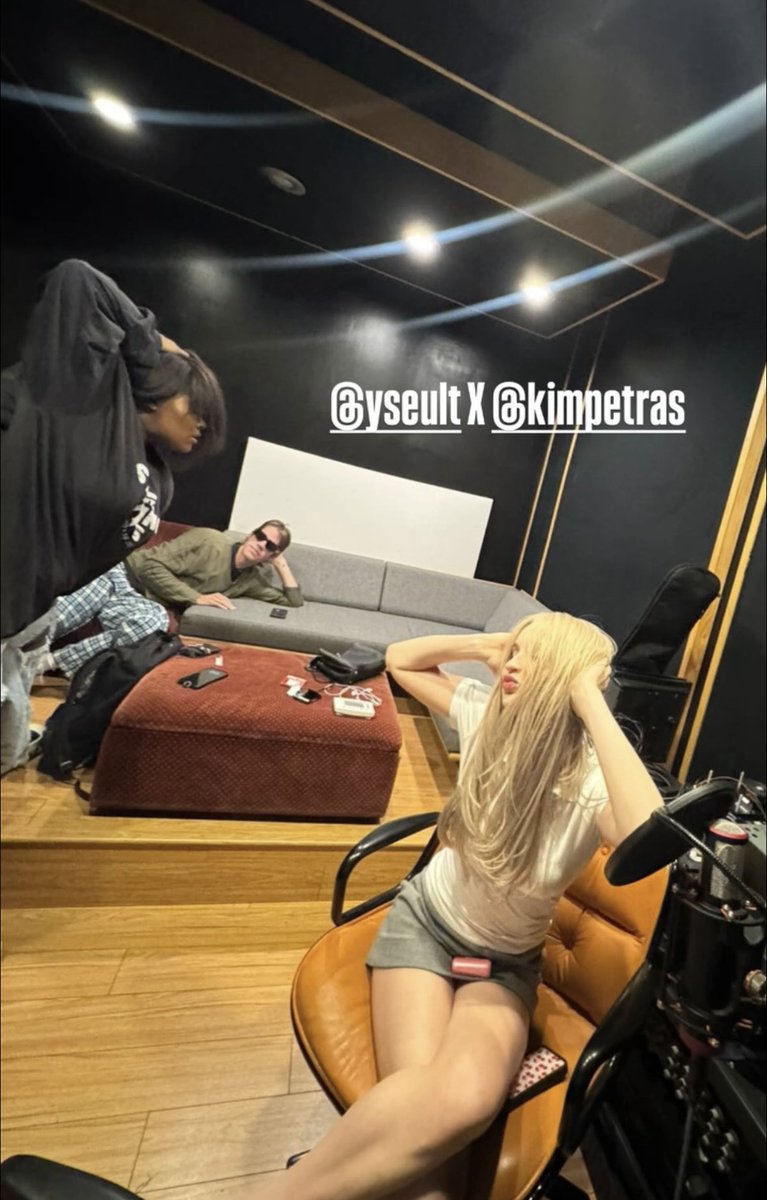 Kim Petras and Yseult in the studio together🎙️