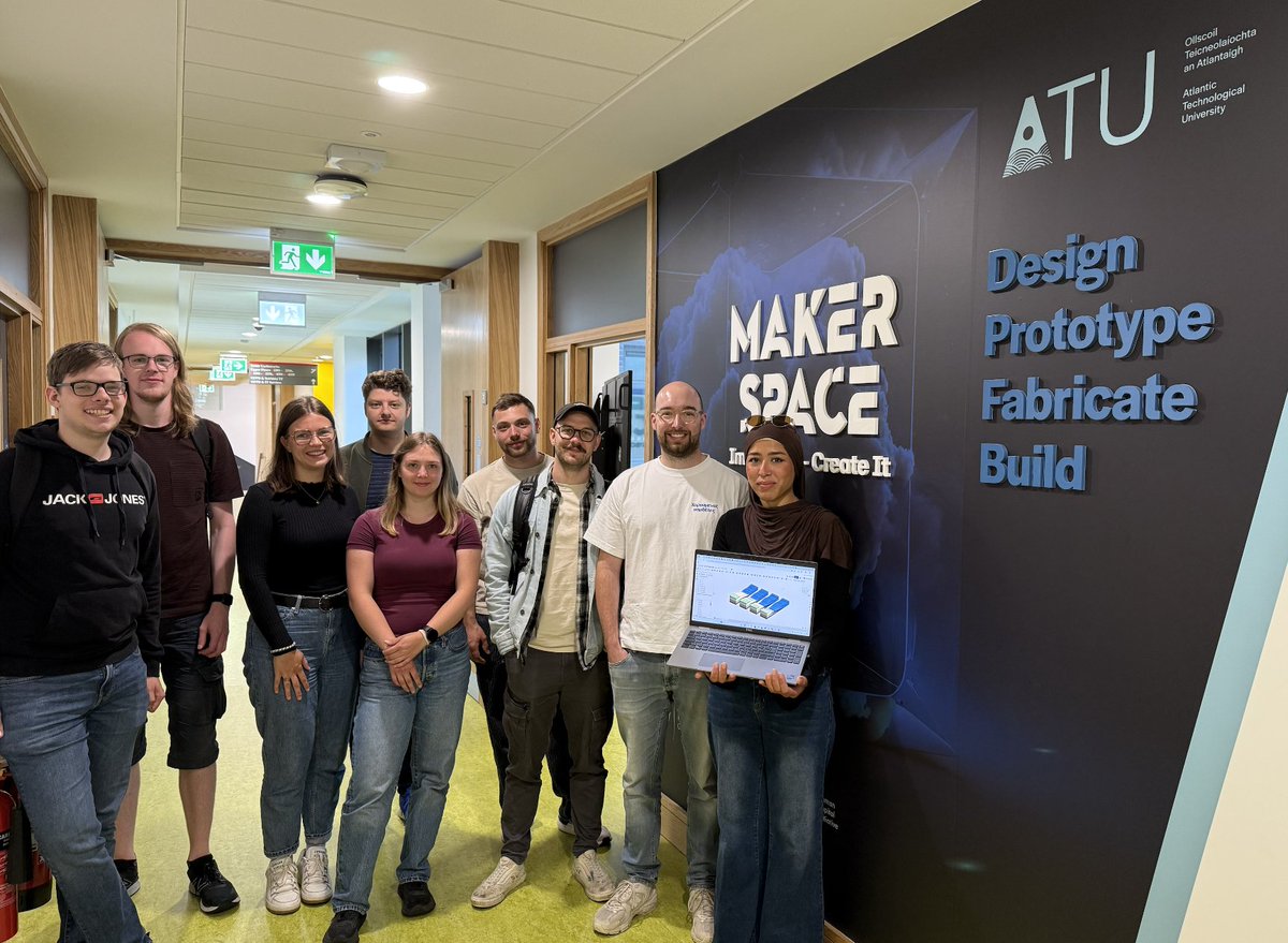 ATUMakerSpace (@atumakerspace) on Twitter photo ATU MakerSpace is delighted to be collaborating with visitors from the <a href="/EUGREENalliance/">EU GREEN European Alliance</a> at ATU MakerSpace’s facility on <a href="/atu_ie/">Atlantic Technological University</a> Sligo campus this week.
ATU MakerSpace is funded by <a href="/higher_ed4/">HigherEd4</a> under HCI Pillar 3.
<a href="/higher_ed4/">HigherEd4</a> <a href="/MulkeenNoel/">Noel Mulkeen</a> <a href="/hassandabbagh/">Hassan Dabbagh</a> <a href="/gavinclinch/">Gavin Clinch</a> <a href="/hea_irl/">HEA</a>
#HCI ATU MakerSpace is delighted to be collaborating with visitors from the <a href="/EUGREENalliance/">EU GREEN European Alliance</a> at ATU MakerSpace’s facility on <a href="/atu_ie/">Atlantic Technological University</a> Sligo campus this week.
ATU MakerSpace is funded by <a href="/higher_ed4/">HigherEd4</a> under HCI Pillar 3.
<a href="/higher_ed4/">HigherEd4</a> <a href="/MulkeenNoel/">Noel Mulkeen</a> <a href="/hassandabbagh/">Hassan Dabbagh</a> <a href="/gavinclinch/">Gavin Clinch</a> <a href="/hea_irl/">HEA</a>
#HCI