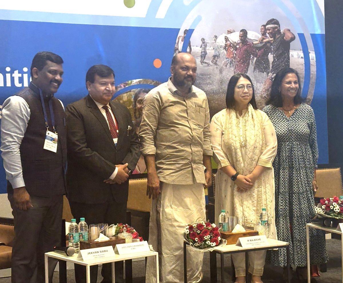 ADB India (@adb_inrm) on Twitter photo Kerala Industries Minister Mr. P. Rajeeve inaugurated the #CoastalResilience Forum in Kochi! ADB Country Director Mio Oka joined.
With <a href="/ADB_HQ/">Asian Development Bank</a>, experts & leaders are exploring nature-based solutions to protect India’s 11,000 km coastline.
#ResilientCoasts #ClimateAction #Kerala Kerala Industries Minister Mr. P. Rajeeve inaugurated the #CoastalResilience Forum in Kochi! ADB Country Director Mio Oka joined.
With <a href="/ADB_HQ/">Asian Development Bank</a>, experts & leaders are exploring nature-based solutions to protect India’s 11,000 km coastline.
#ResilientCoasts #ClimateAction #Kerala