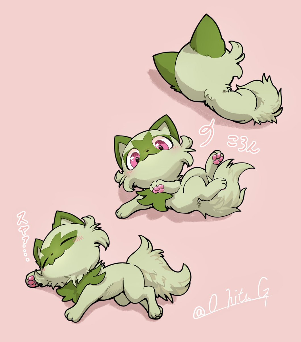 ころころニャオハ
 #ポケモンイラスト  #pokemonfanart