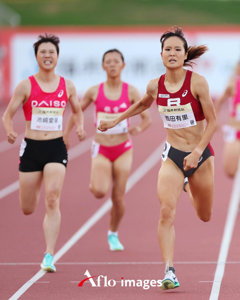 afloimages's tweet photo. 🏃♀️ #MakoFukabe runs 12.73s to qualify for the Tokyo #WorldChampionship.
📸 @naoki_photography.aflosport @aflosport
#Aflo #Athletics #TrackAndField #wchtokyo #wchtokyo25 #worldathletics #陸上 #ハードル #深部真子 #世界陸上東京 #アスリートナイトゲームズ #スポーツ写真 https://t.co/0h59RnE078