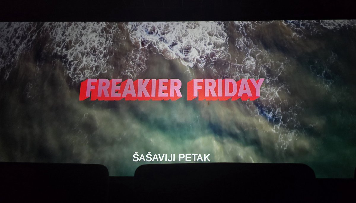 Sequel #FreakierFriday is a pale shadow of the original #FreakyFriday (2003.), recycling the body-swap idea into absurdity. Lacking charisma, humor, and substance, it fell flet for me🤷‍♀️
#JamieLeeCurtis
#LindsayLohan
#NishaGanatra