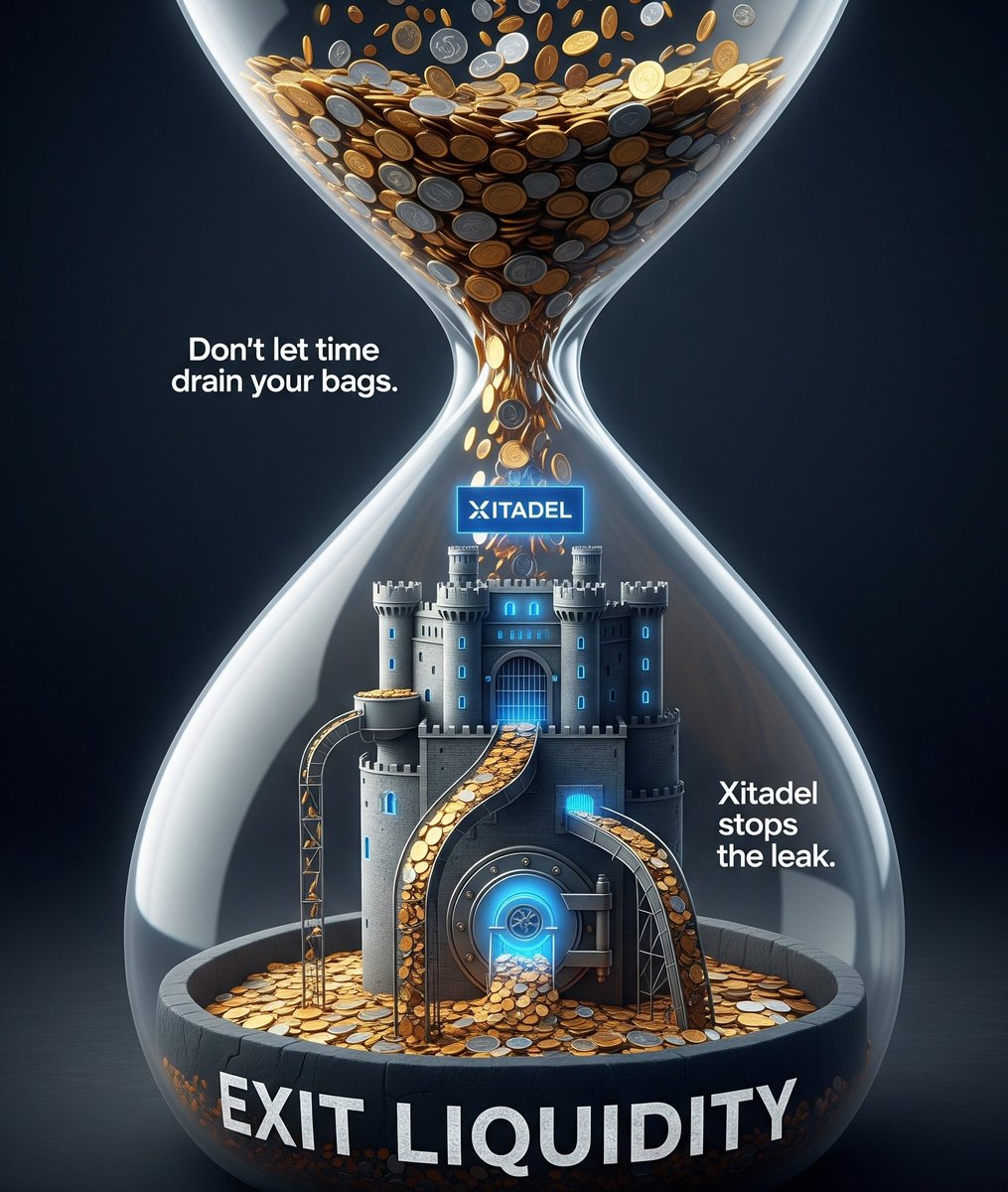 Time slips… coins drip… 💰⏳
Most flows vanish into exit liquidity.

But not here.
<a href="/xitadel_fi/">Xitadel</a> <a href="/XSV6969/">XSV6969</a> intercept the leak – fortify your bags, protect your yield. 🏰✨

#DeFi #Solana #Xitadel #DontBeExitLiquidity