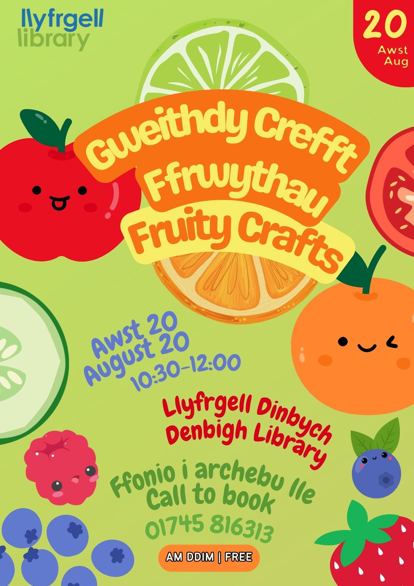 Denbighshire Libraries tweet media