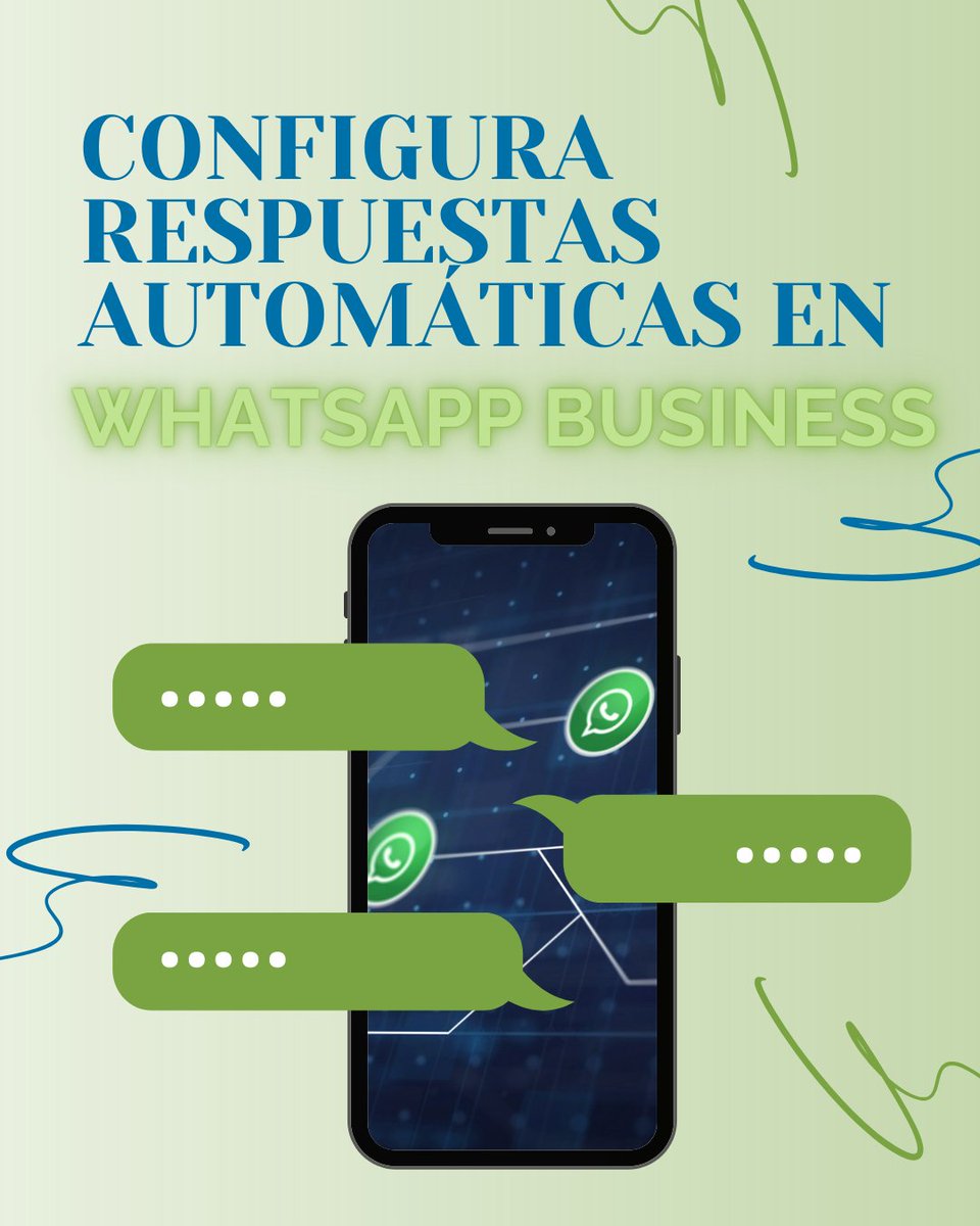 En nuestro último artículo del blog de gacelaweb te contamos cómo configurar respuestas automáticas en WhatsApp Business para mejorar la atención al cliente, ahorrar tiempo y no dejar ningún mensaje sin contestar. 

👉Pincha aquí para leer el artículo: lnkd.in/d_4UDAVu